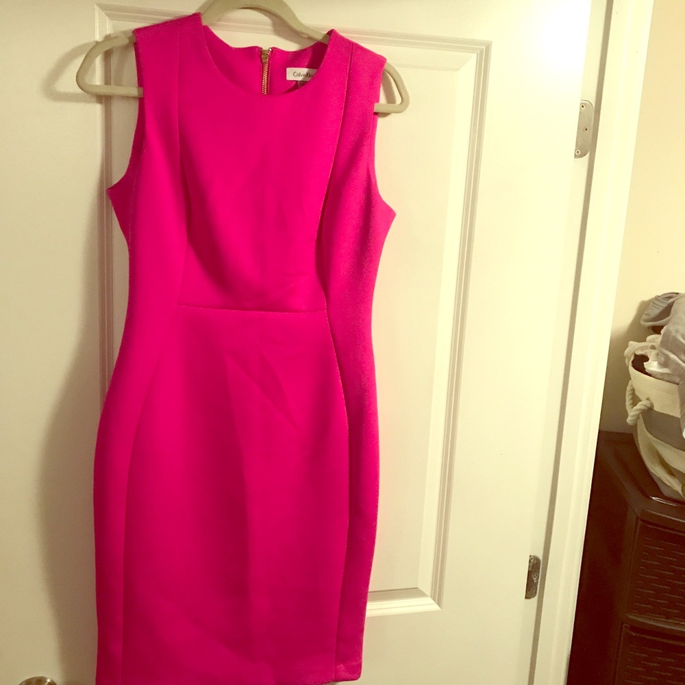 Calvin Klein Sheath Dress - Pink